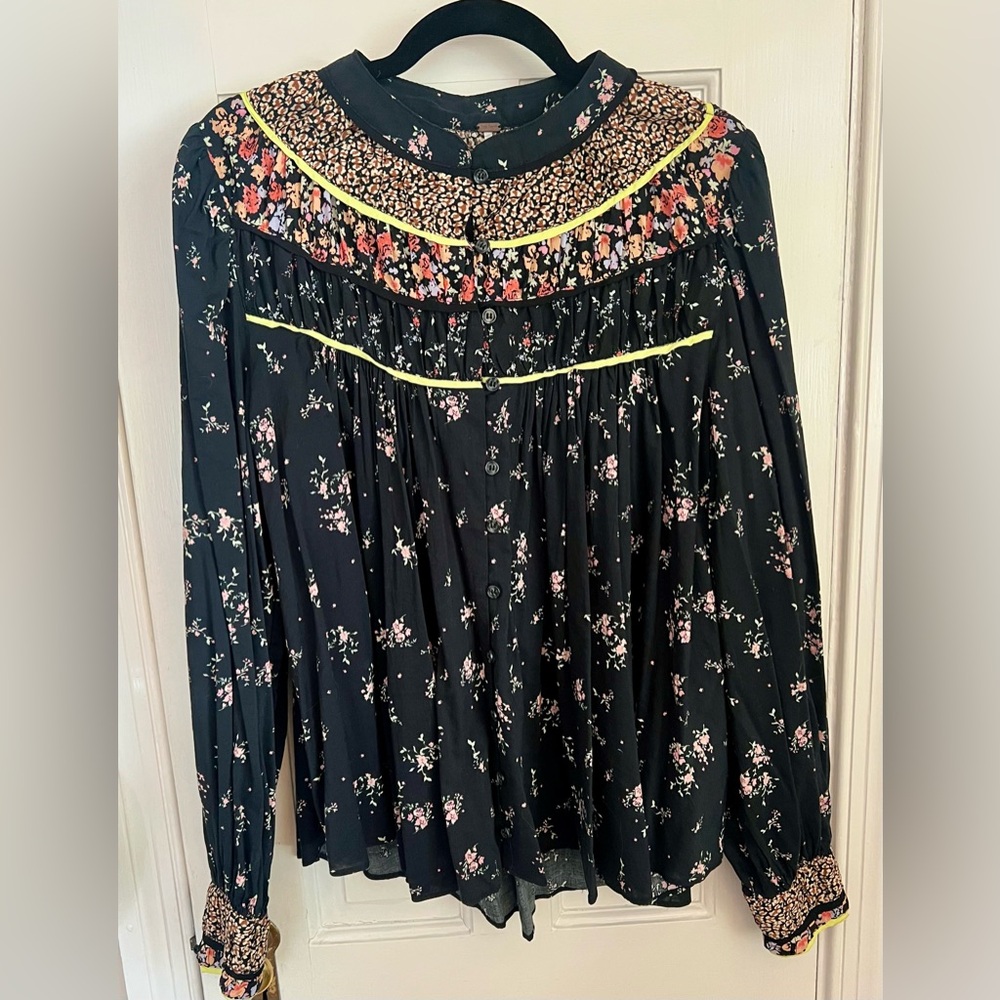 Free People Paloma Printed Blouse - Picture 5 of 7